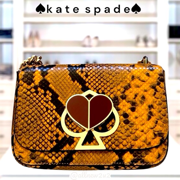 Kate Spade Nicola Crossbody Special Turn Lock Spade Clasp Collectible! HP - Picture 4 of 16